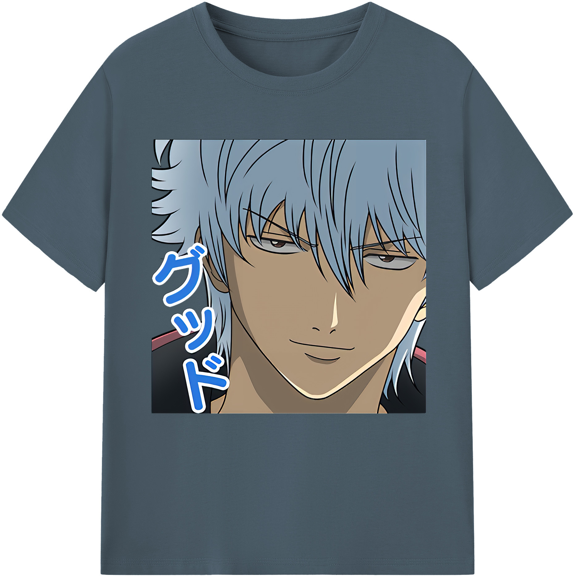（画像用） ぎんたま 坂田銀時（さかたぎんとき） 神楽 志村新八（しむら しんぱち） GINTAMA Sakata Gintoki Kagura Shimura Shinpachi 綿100％半袖Tシャツ（フロントプリント）